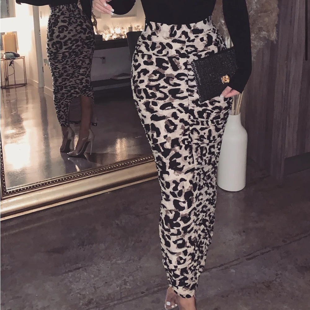 J lux label maxi skirt